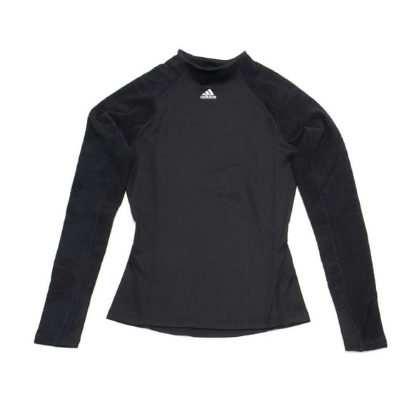 Adidas Women's Techfit Warm Long Sleeve Shirt, Black,M - US