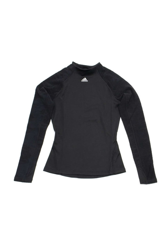 Women's Techfit Warm Long Sleeve Shirt, Black,M - US
