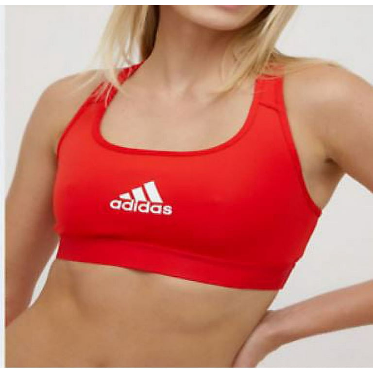 Adidas Women s Training bra Vivid Red white LAC