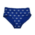 thumbnail image 1 of Adidas Women's Trefoil Print Hipster (Blue Patterened, XS) - 4A7H64, 1 of 1