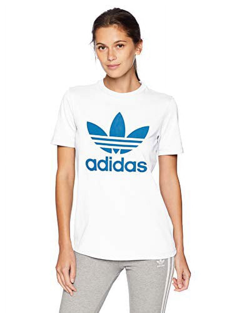 Adidas Women\'s Trefoil Tee White Size X-Small