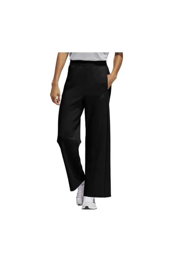 Women's Wide Leg Pant with Pockets, Black, XL