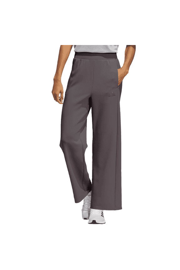 Women's Wide Leg Pant with Pockets, Grey Strata, XL