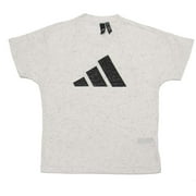 ADIDAS Women's Winners 3.0 Short Sleeve Tee, White Melange,XS - US