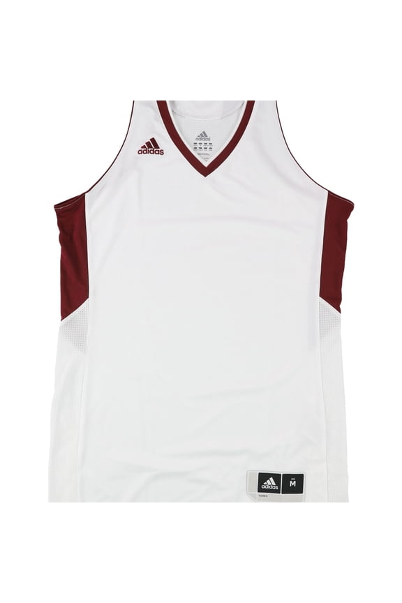 Womens 2-Tone Basketball Team Jersey, White, Medium
