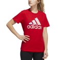thumbnail image 1 of Adidas Womens Americana Logo T-Shirt Medium Red XS, 1 of 3