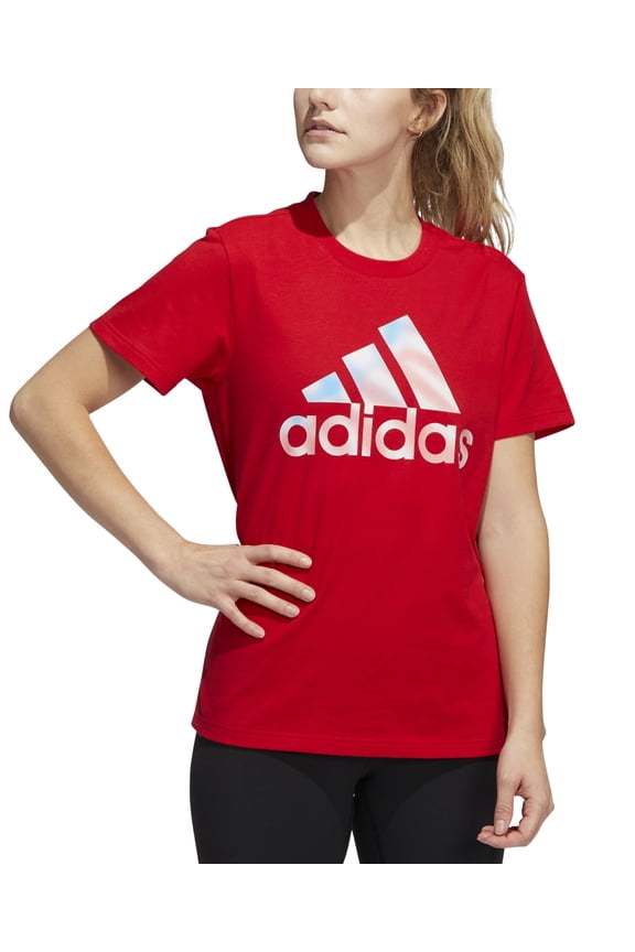 Womens Americana Logo T-Shirt Medium Red XS