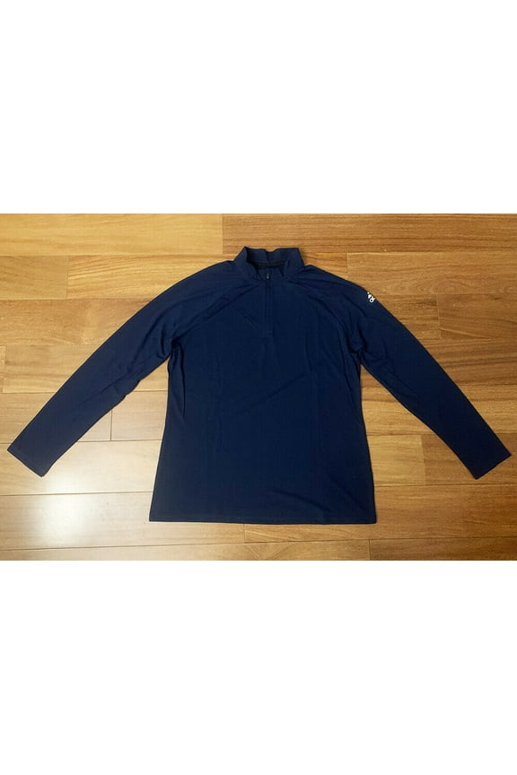Womens Climalite Long Sleeve Ultimate 1/4 Zip Top CC5690 Navy