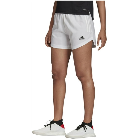 Adidas Womens Condivo 20 Soccer Athletic Workout Shorts, White, X-Large