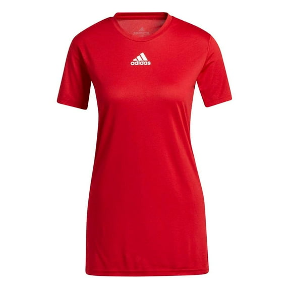 Adidas Womens Creator Short Sleeve Tee Power Red | White XL