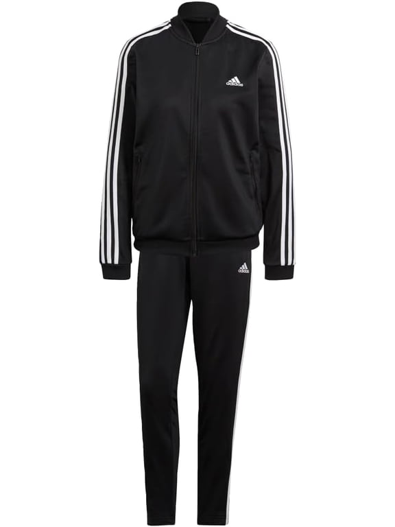 Womens Essentials 3-stripes Track Suit - Small - Black