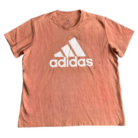 Adidas - Womens Essentials Big Logo Tee (Clay Strata/White) - SMALL