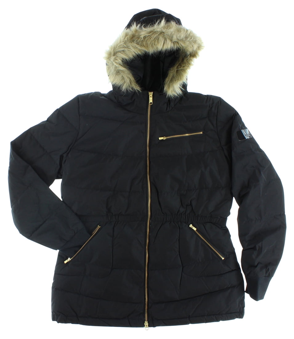 Adidas Womens Long Down Coat Black S, Color Black