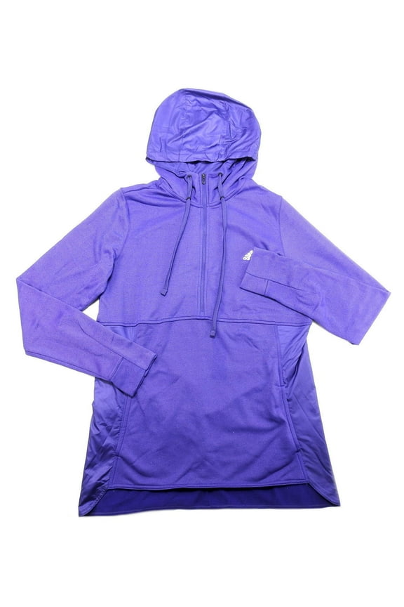 Womens Small 1/2 Zip Active Climawarm Pullover Trans Hoody, Purple UNIPUR/SHOPUR