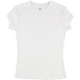 thumbnail image 1 of Adidas Womens Solid Basic T-Shirt, White, Large, 1 of 1