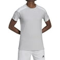 thumbnail image 1 of Adidas Womens Squadra 21 Soccer Jersey, Grey, Small, 1 of 2