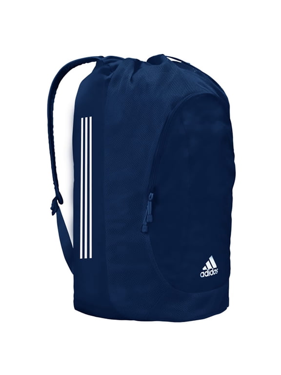 Adult Youth Wrestling Gear Bag Backpack Equipment 24" x 12" (Navy/White)