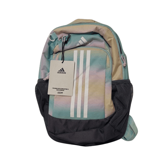 Adidas Young BTS Creator 2 Backpack- Gradient Flash Aqua/Onix Grey/White
