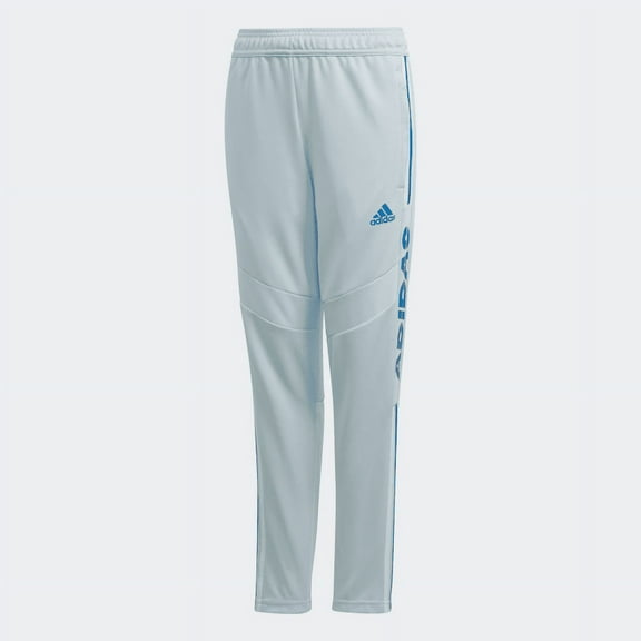 Adidas Youth Girls (7-16) Tiro 19 Training Pants, Sky Tint/White