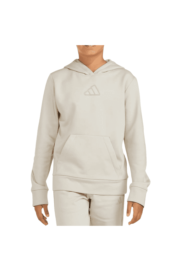 Youth Midweight Tech Hoodie Pullover, Natural, Small (8)