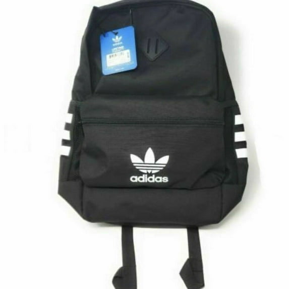 Adidas Youth Originals Base Youth Backpack 3 Stripes Trefoil Backpack, Black