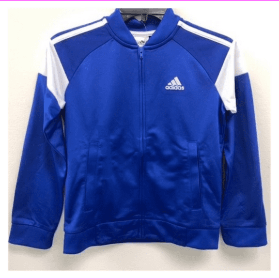 Adidas Youth Separates Training Track Full Zip Jacket S (8)/DK Royal Blue