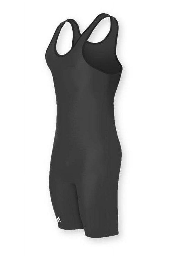 aS101s Lycra Solid Wrestling Singlet, Black, Youth Large