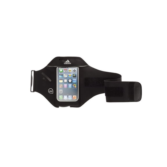 Griffin Carrying Case (Armband) for iPod, iPhone - Black - Moisture Resistant - Nylon - adidas miCoach - Armband - 5.6" Height x 15.6" Width x 0.1" Depth