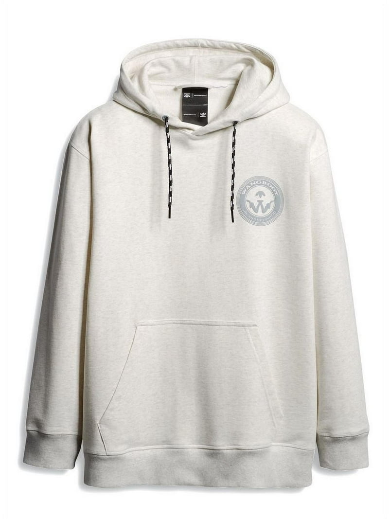 Adidas x Alexander Wang Graphic Hoodie, Medium, Heather/White/Pink