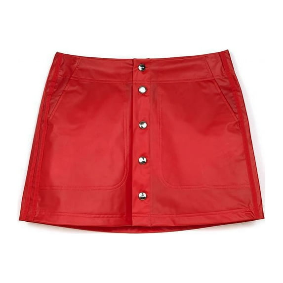 Adidas x Fiorucci Women's Kiss Mini Skirt, Medium Red