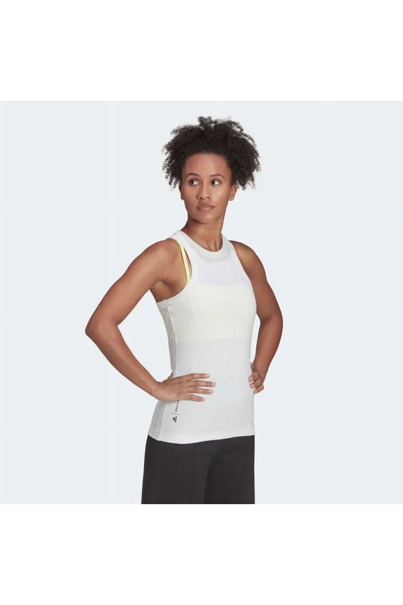 x Karlie Kloss Women's Ribbed Tank Top HB1425 White