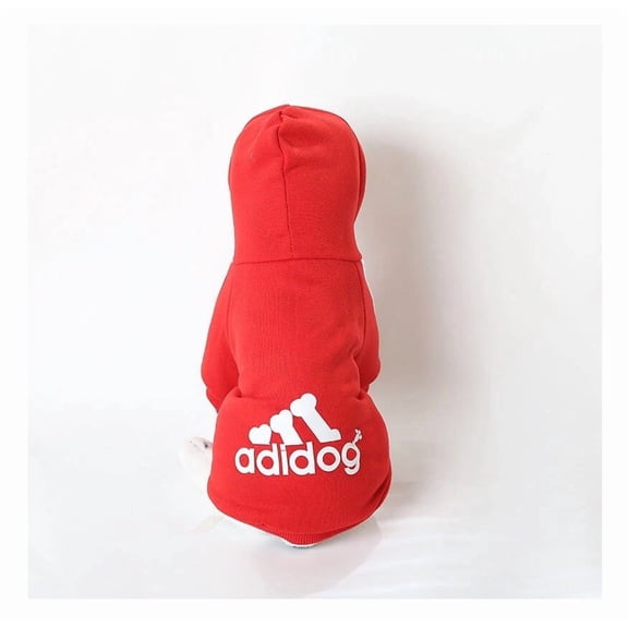 Adidog Hoodie Coat Cozy Soft Sweatshirt Sweater Jacket Clothes For Pet Medium