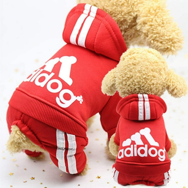 Adidas Dog Jacket Adidog Dog Hoodie Adidog Hoodie Small To Medium Dogs