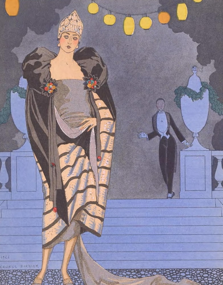Adieu Canvas Art - George Barbier (24 x 36)