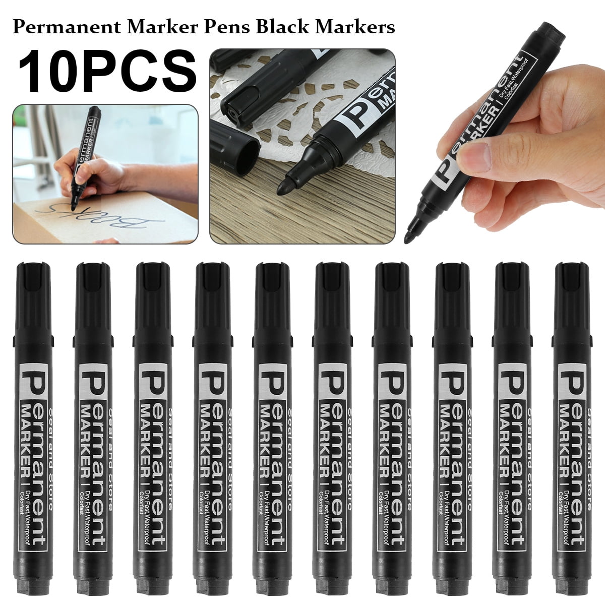 Permanent marker pens for plastic discount