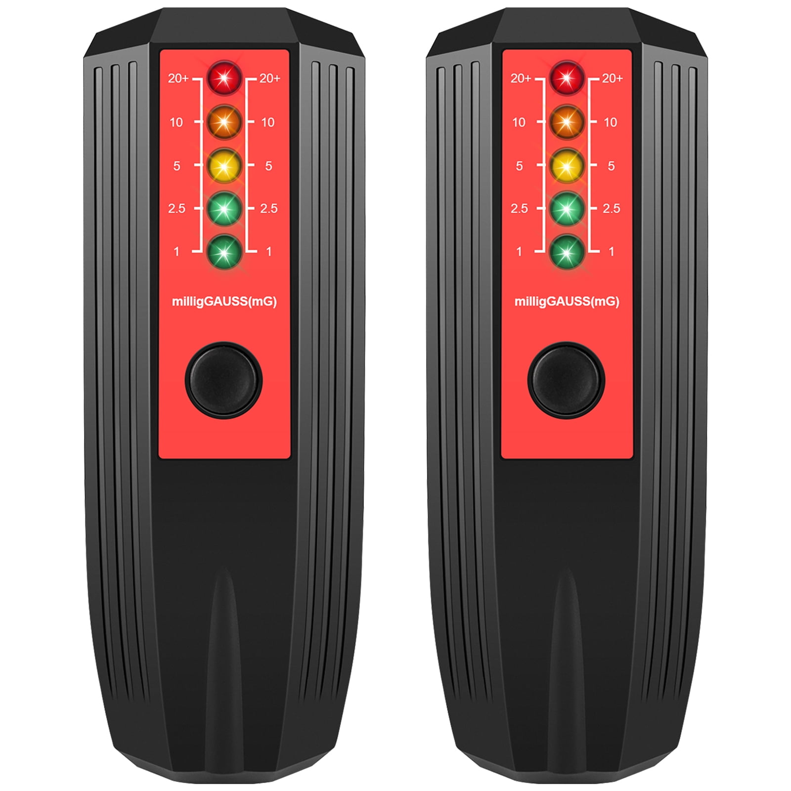 Adifare 2Pcs EMF Meter Radiation Field Detector 50Hz20000Hz Portable EMF Reader