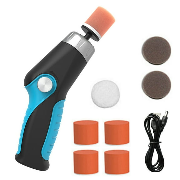Adifare Car Electric Polisher 60W Cordless Rechargeable Car Polishing Machine with 2000mAh Battery Adjustable Speed Car Waxing Tool for Furniture Wood Metal Car