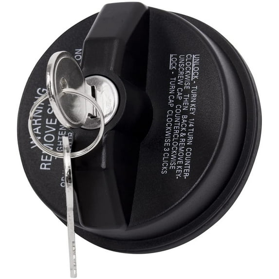 Adifare Gas Cap, Lock Fuel Tank Covers Compatible with Chevy Locking Gas Covers Replacement Part Compatible with Nissan Fuel Tank Locking Gas Covers