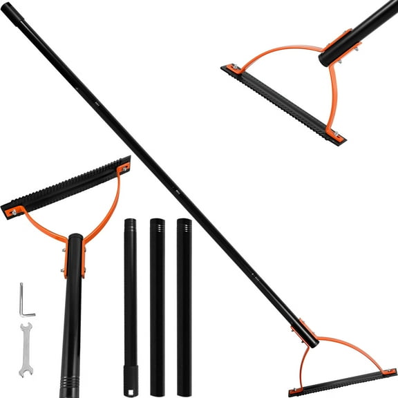 Adifare Grass Whip with Double-Edged Serrated Sharp Steel Blade Manual Weed Grass Cutter with 30in Handle Handheld Weed Whacker for Overgrown Weeds in Yard Field Trenches