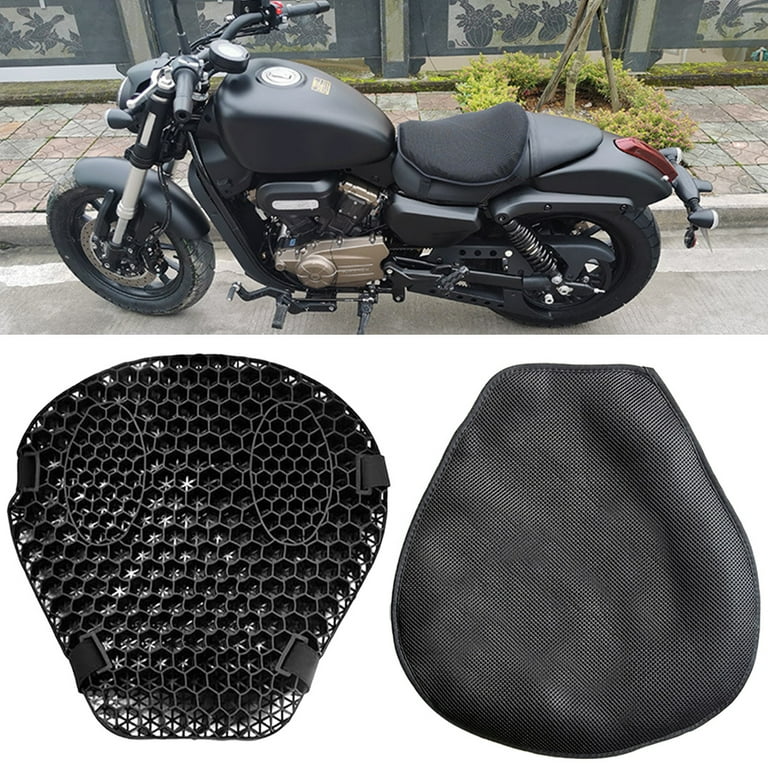 Adifare Motorcycle Seat Cushion Shock Absorption 3D
