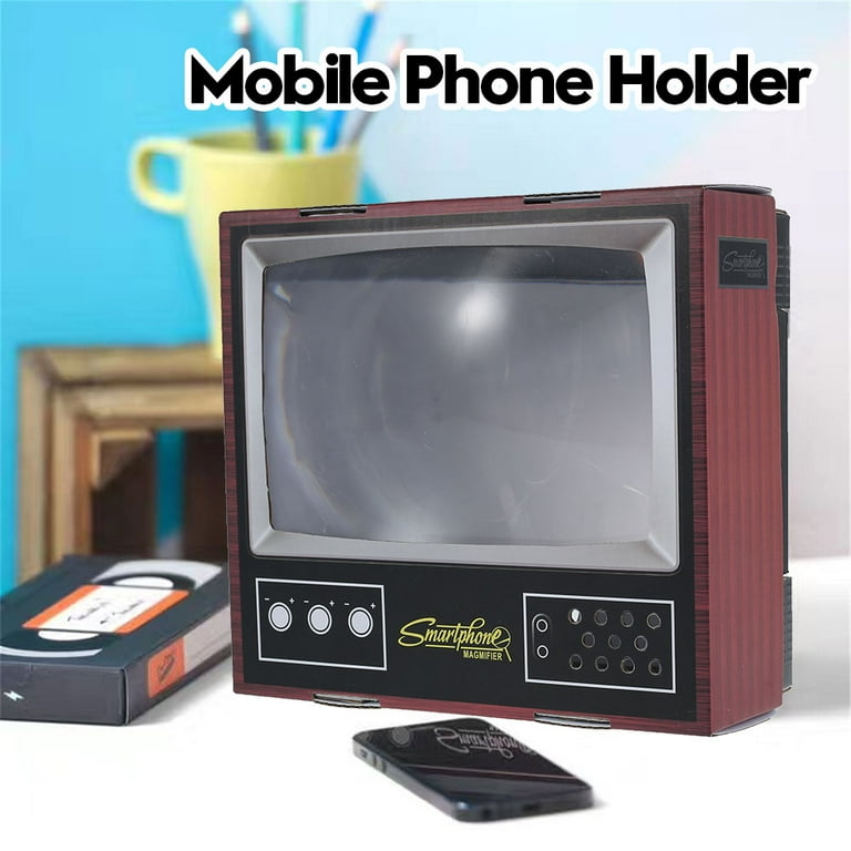 Amplifier Retro Tv Screen Magnifier Retro Tv Phone Holder Adifare