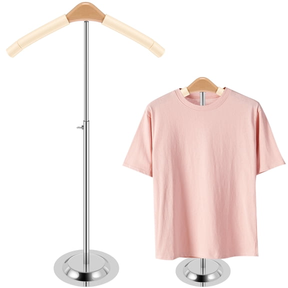 Adifare T Shirt Display Stand 40-70cm Height Adjustable Shoulder Stand Shirt Rack Flexible Stable Garment Coat Holder Multipurpose Hanging Clothing Display Rack for Clothing Coat Sweater Jacket