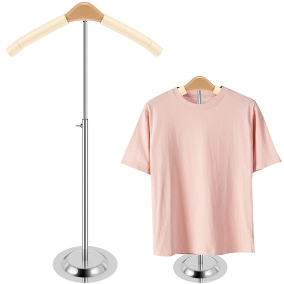 Adifare T Shirt Display Stand 40-70cm Height Adjustable Shoulder Stand Shirt Rack Flexible Stable Garment Coat Holder Multipurpose Hanging Clothing Display Rack for Clothing Coat Sweater Jacket