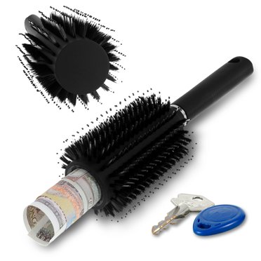 Diversion Real Hair Brush Safe - Hidden Stash Secret Box Container For Money