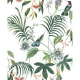 thumbnail image 1 of Adilah White Tropical Floral Wallpaper, 1 of 3