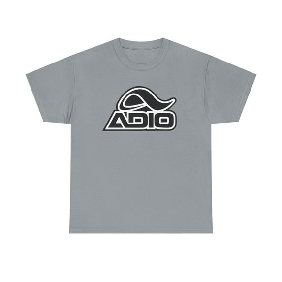 Adio Footwear White Skateboarding 90s Retro Vintage Design T Shirt Tee - Gravel / L