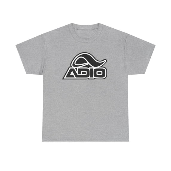 Adio Footwear White Skateboarding 90s Retro Vintage Design T Shirt Tee - Sport Grey / 5XL