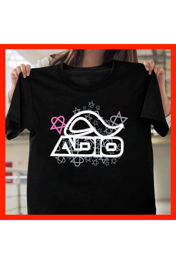 Adio Graphic Tee Streetwear Fashion T-Shirt Modern Urban Style with Abstract Design T564, Softstyle for Unisex, Extended Sizes Up to 5XL
