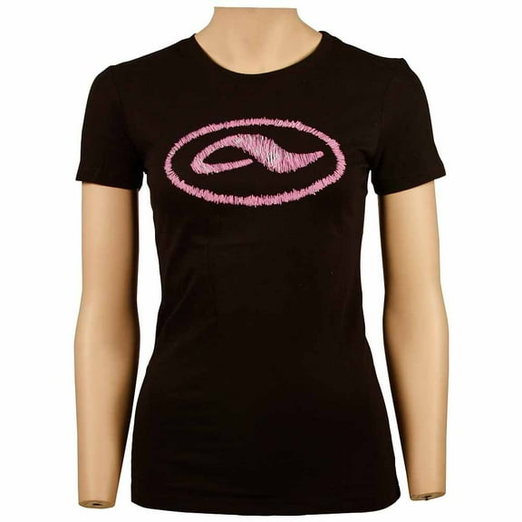 Adio  Kids Girls Stitched Oval Crew Neck Short Sleeve   Casual Tops Casual