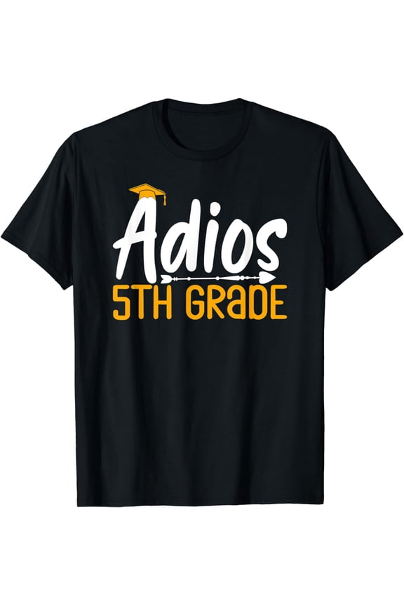 Adios 5th Grade Graduation Class Of 2021 Virtual Boys Girls T-Shirt